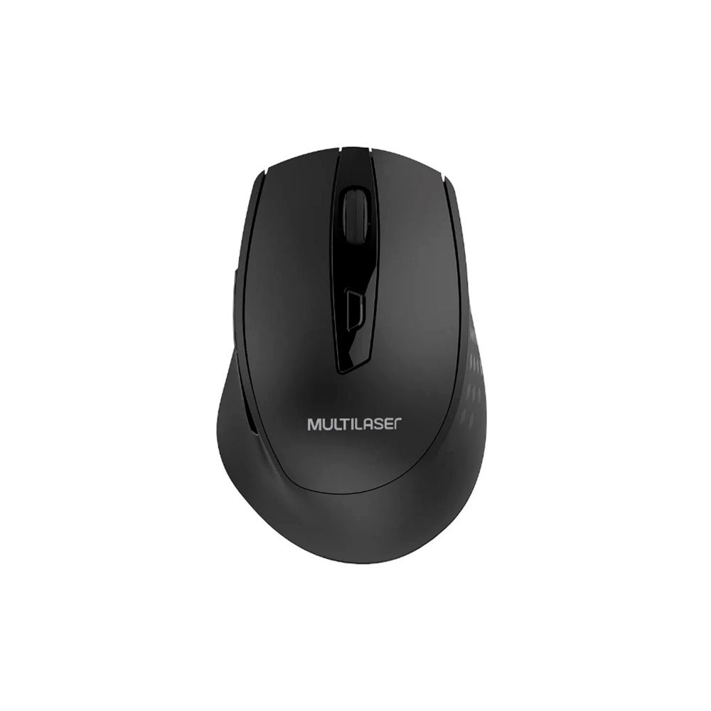 Mouse sem Fio 2,4Ghz 1600DPI MO311 Preto - Multilaser