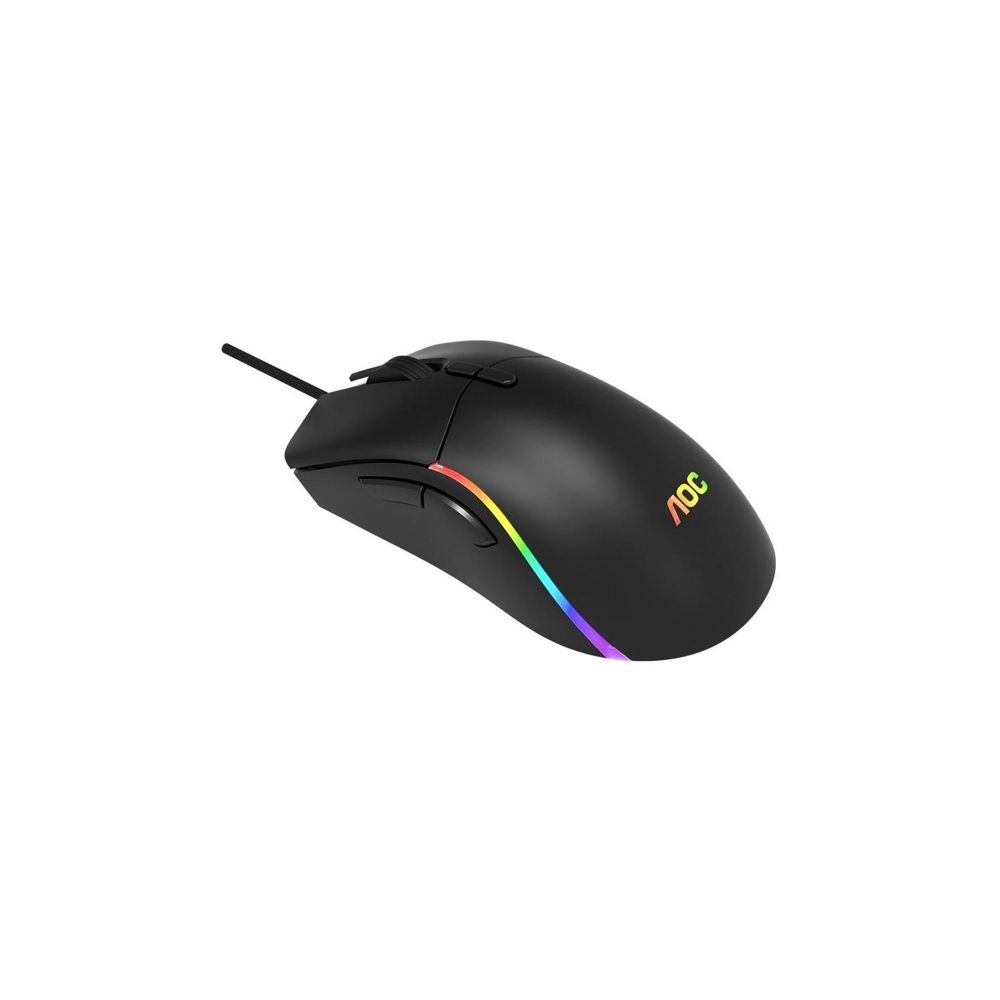 Mouse Gamer Pixart 3327 Rgb Gm310 Preto - Aoc