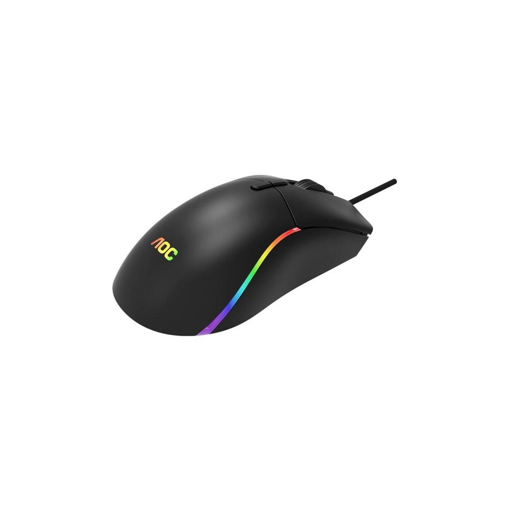 Mouse Gamer Pixart 3327 Rgb Gm310 Preto - Aoc