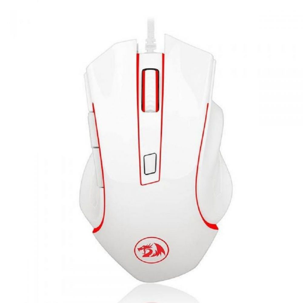 Mouse Gamer Nothosaur 3200DPI Branco – Redragon
