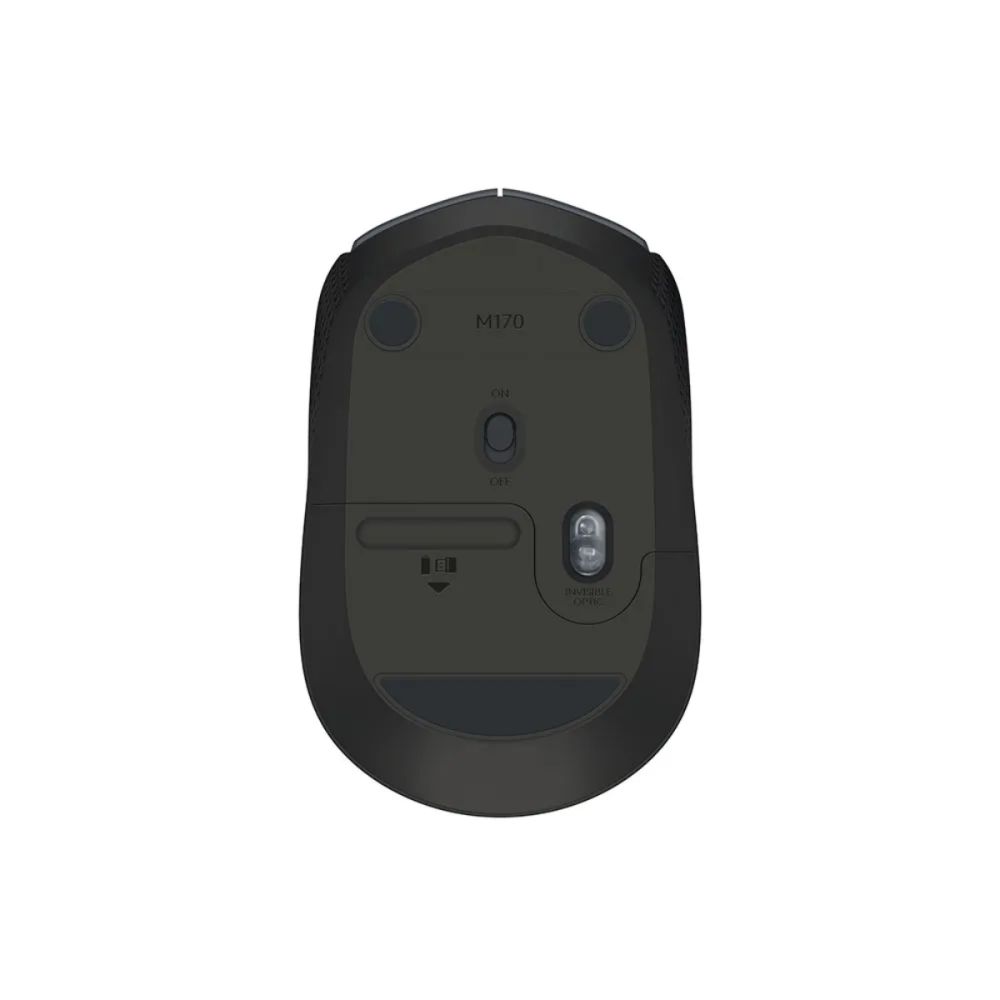 Mouse S/ fio M170 2.4GHz alcance 10m Cinza - Logitech