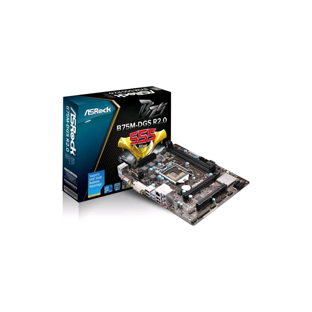 MotherBoard Intel B75M-DGS R2.0 LGA 1155 Box - Asrock