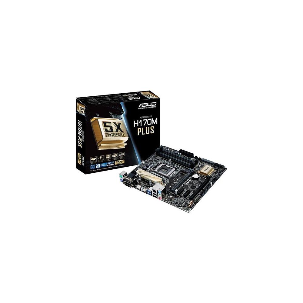 Placa Mãe H170M-plus LGA 1151 90-MB0MT0-M0EAY0 - Asus 