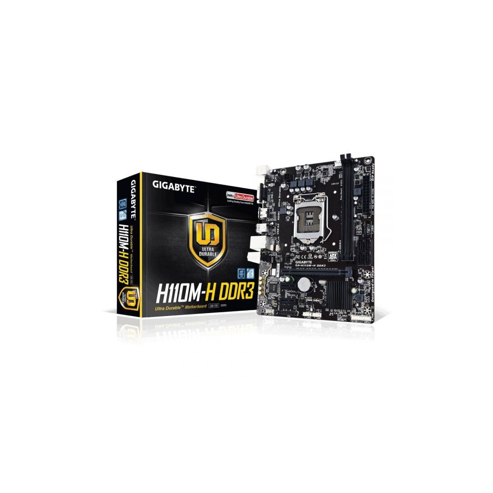 Placa Mãe Ga-H110M-H, Lga 1151, DDR3 - Gigabyte 