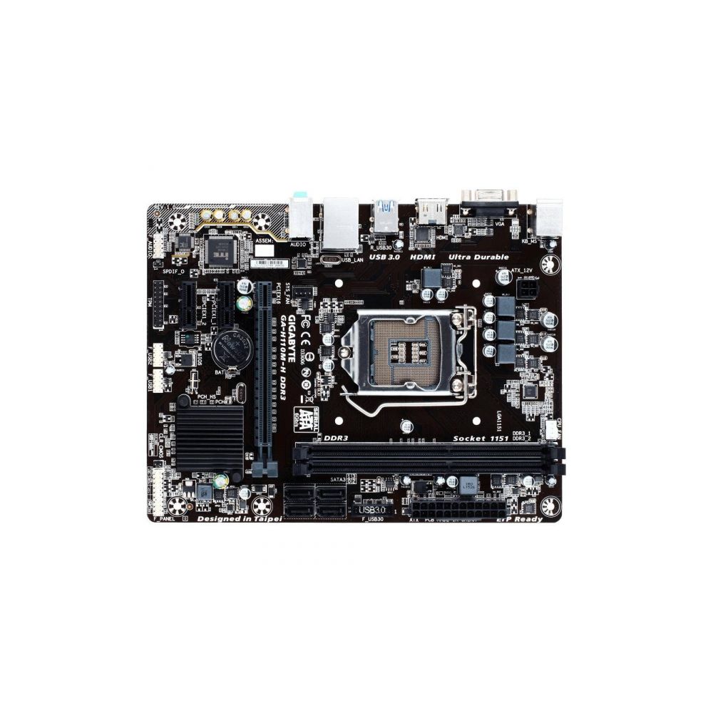 Placa Mãe Ga-H110M-H, Lga 1151, DDR3 - Gigabyte 