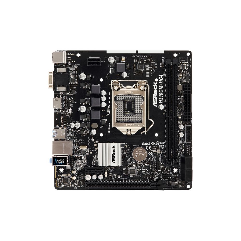  Placa-Mãe H310CM-HG4 Intel LGA 1151 mATX DDR4 - ASRock