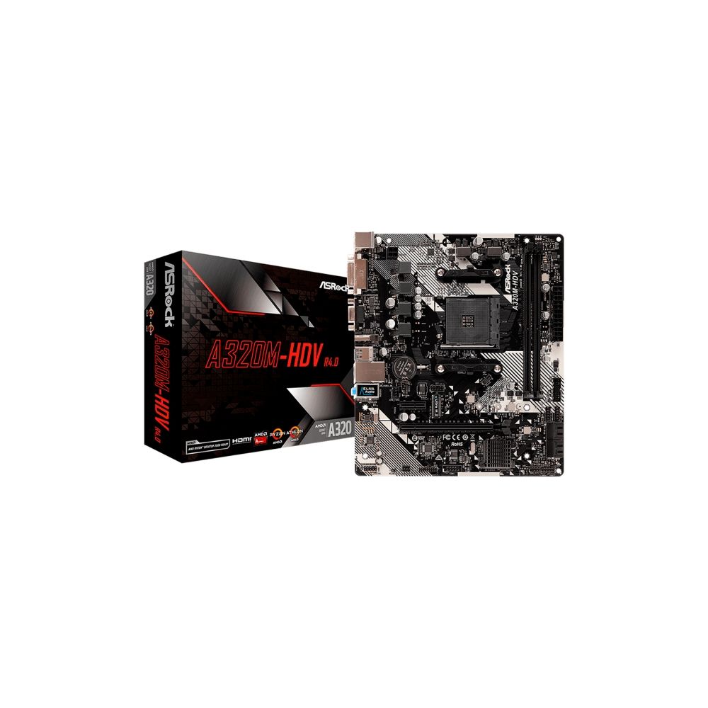 Placa Mãe A320M-HD R4.0 DDR4 - AsRock