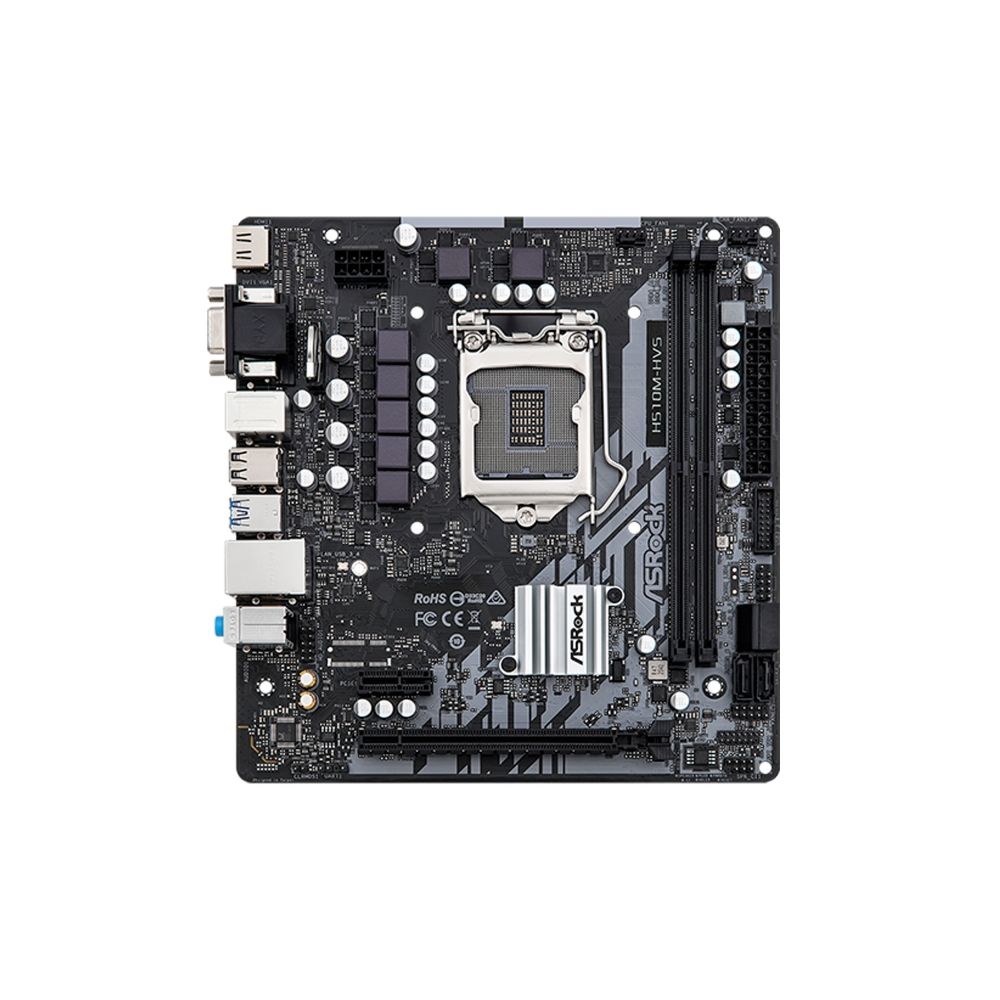 Placa Mãe DDR4 H510M-HVS R2.0 - AsRock