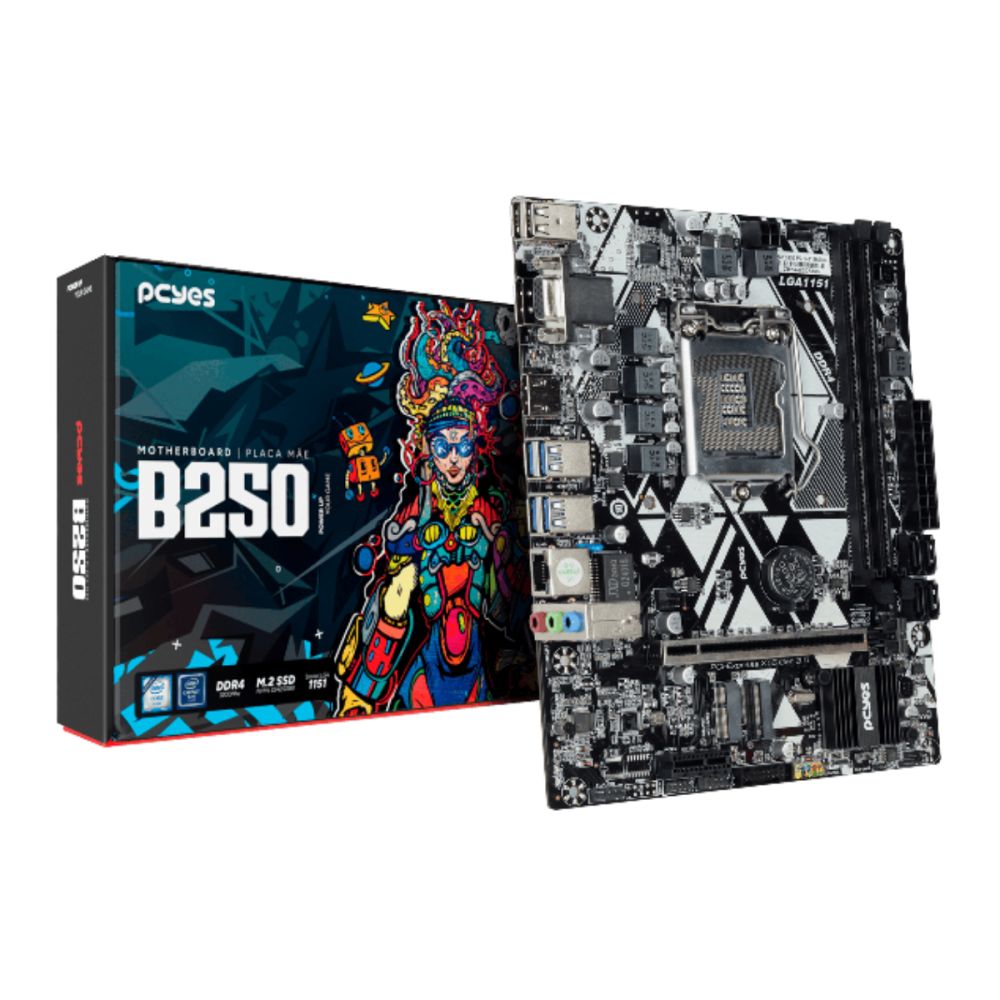 Placa Mãe PCYB250-9G64 (Micro ATX) - PCYes
