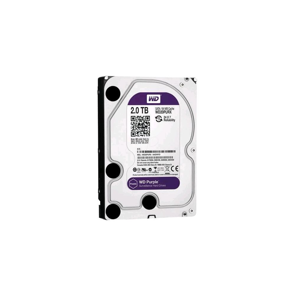 HD Interno 2TB SATA III 7200RPM  WD20PURX - Western Digital