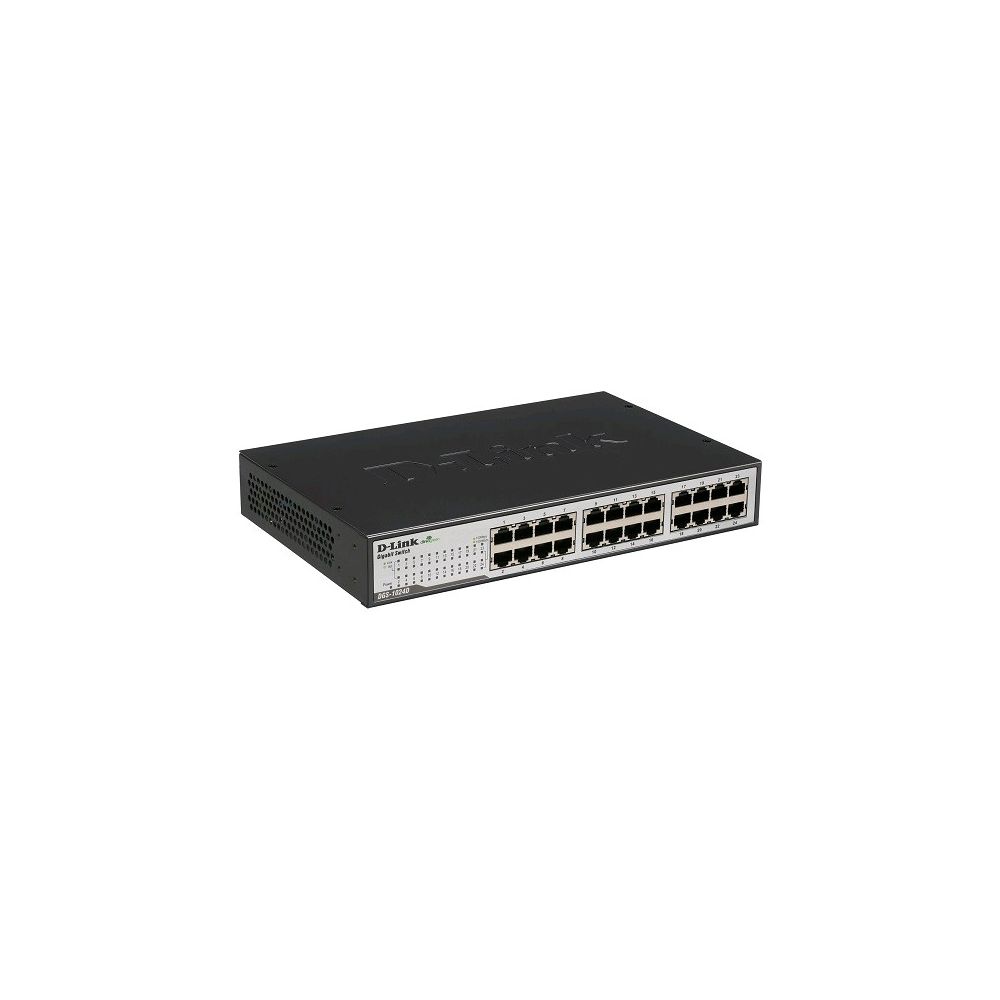 Hub Switch DES-1024D 24 Portas 10/100Mbps Preto - D-Link 