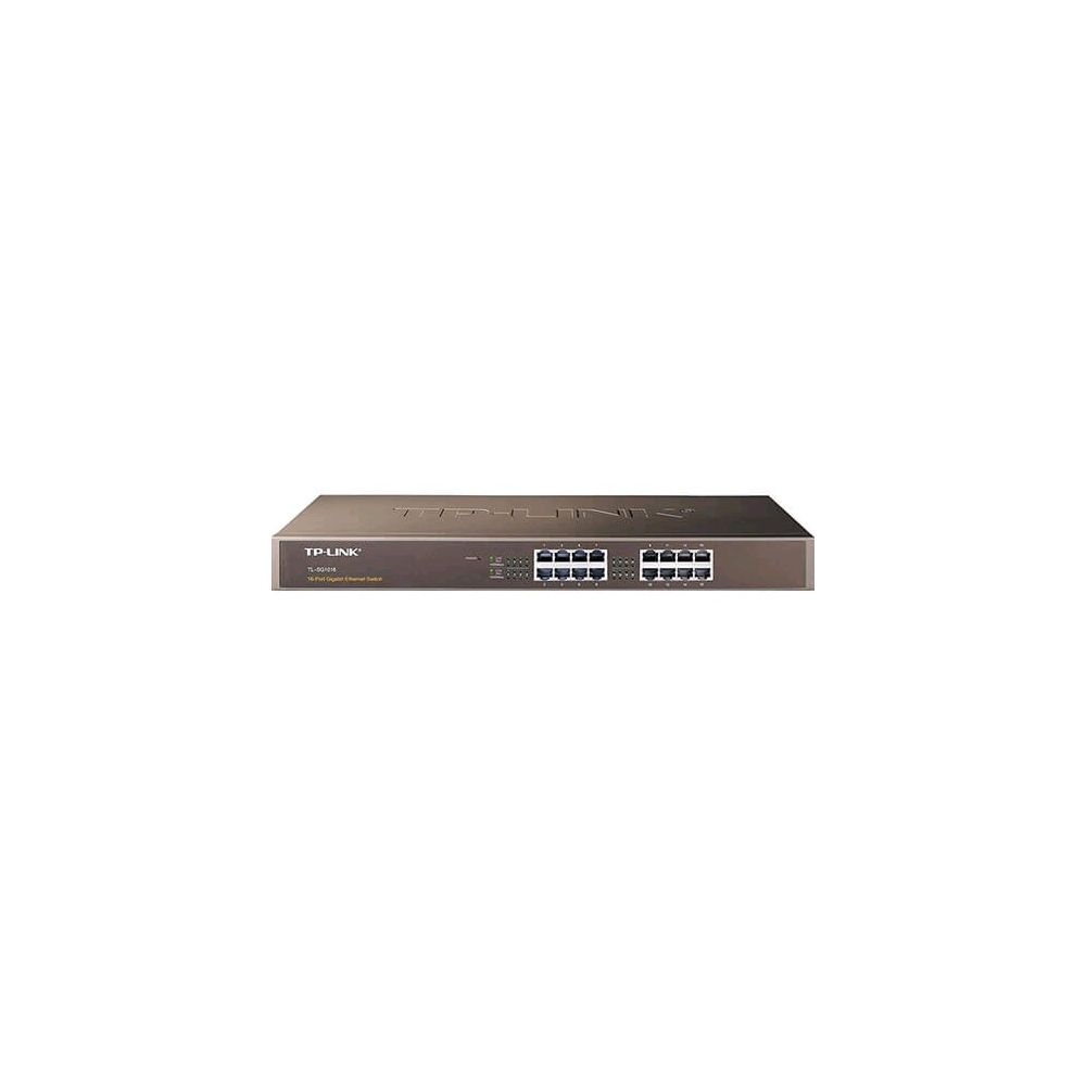 Switch 16 Portas Gigabit 10/100/1000 Mbps Rack/Desk TL-SG1016D - TP-Link