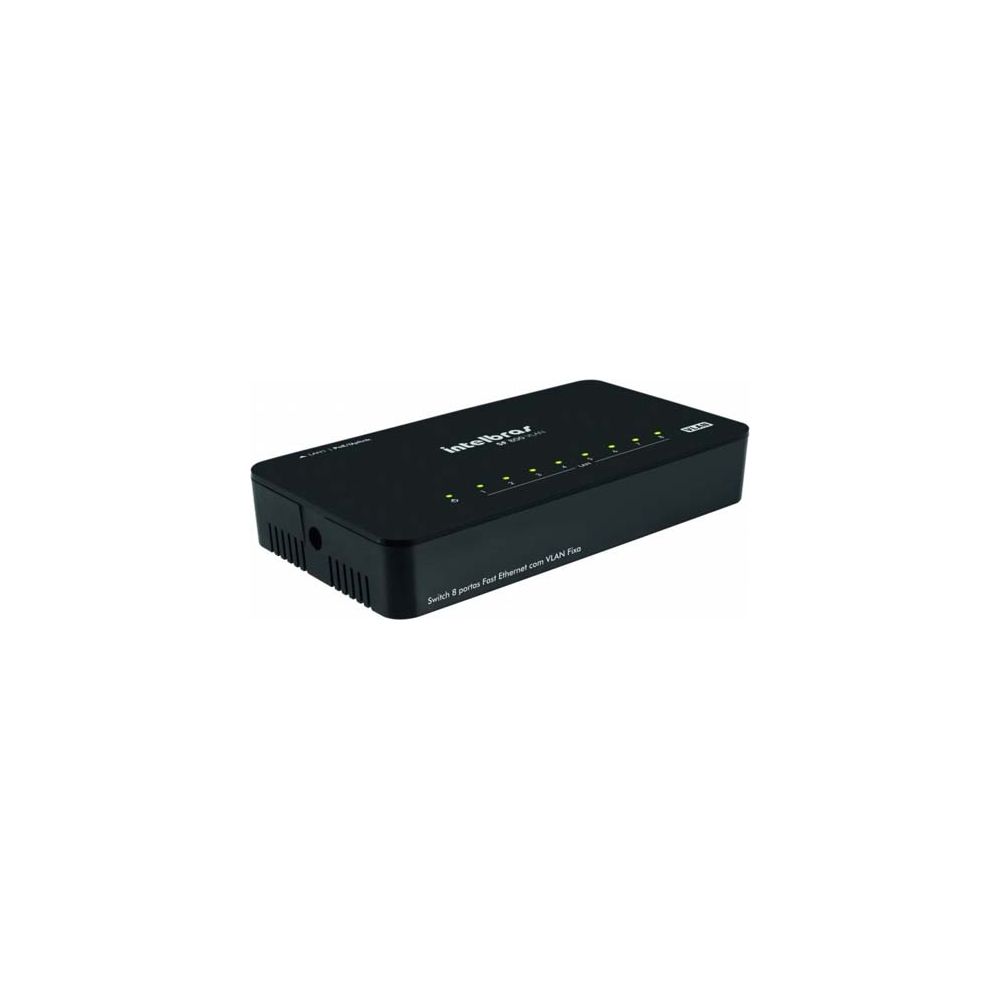 Switch 8 portas SF800 Fast Ethernet com VLAN Fixa Intelbras