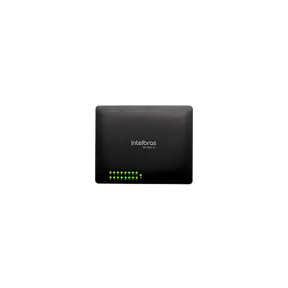 Switch 16 Portas Fast Ethernet Sf 1600 Q+ Intelbras