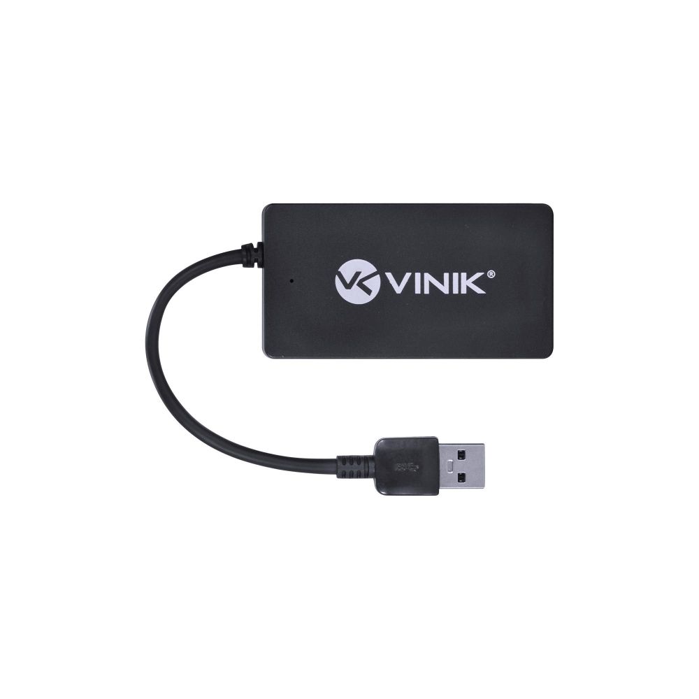 Micro Hub USB 3.0 4 Portas HUV-30 Preto - Vinik 