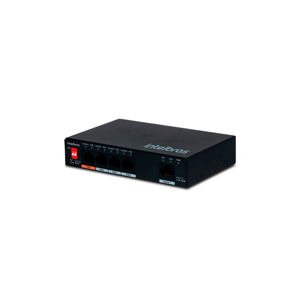 Switch 5 Portas Fast SF 500 Hi-poe - Intelbras