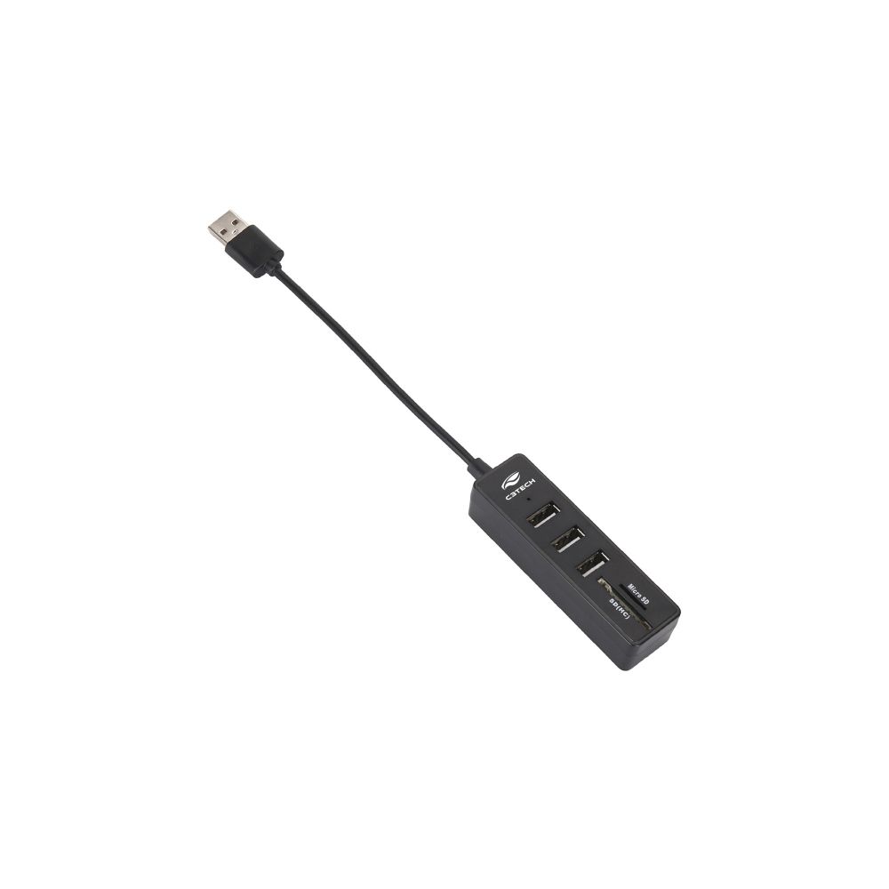 Hub USB 2.0 5 Portas HU-L200BK - C3Tech