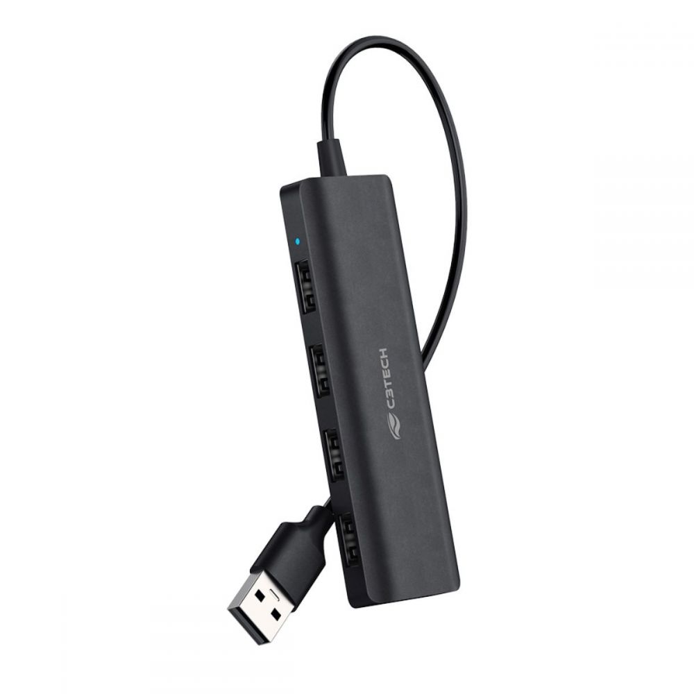 Hub USB 2.0 4 Portas - C3Tech