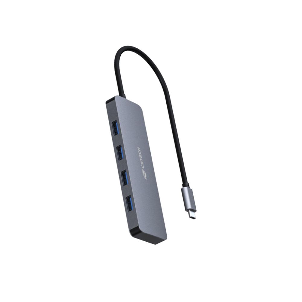 Hub USB-C 3.0 4 Portas HU-C330GY - C3Tech
