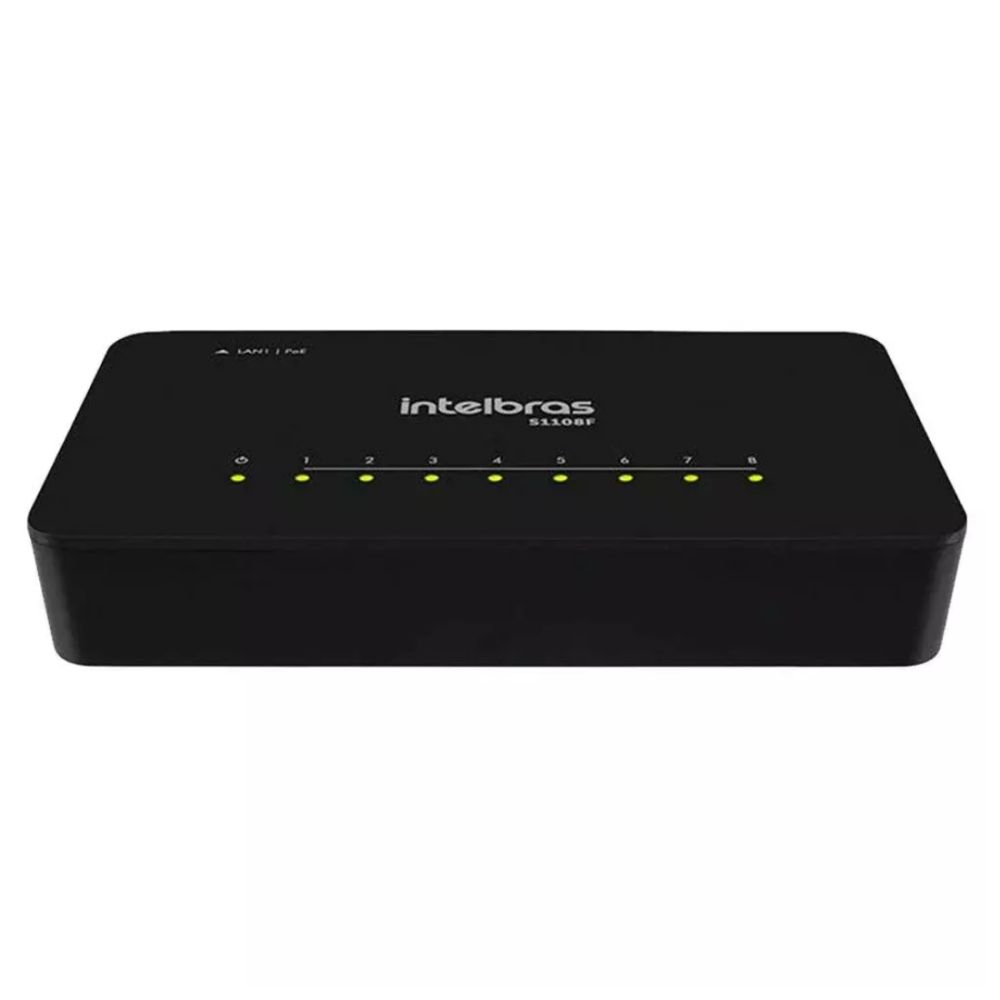 Switch 8 Portas Fast Ethernet S1108F – Intelbras