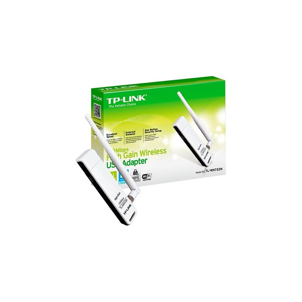 Adaptador Wireless USB 150Mbps TL-WN722N TP-Link 