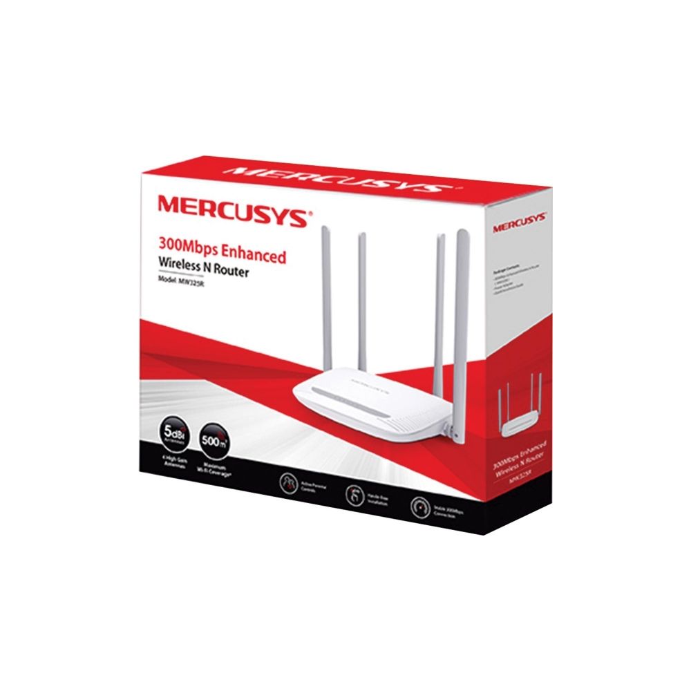 Roteador Wireless N 4 Antenas Fixas MW325R - Mercusys