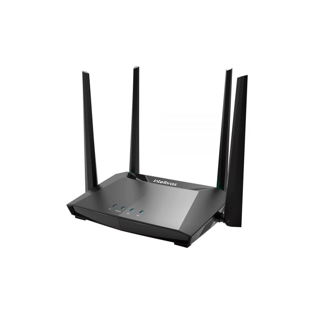 Roteador Wireless Action RG 1200 4 Antenas Preto - Intelbras