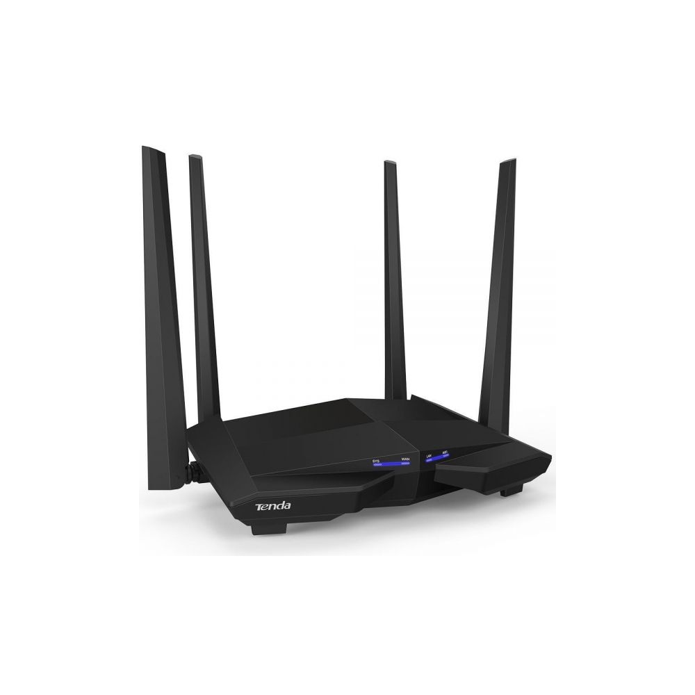 Roteador Gigabit Dual Wifi 1200Mbps AC10 Preto - Tenda