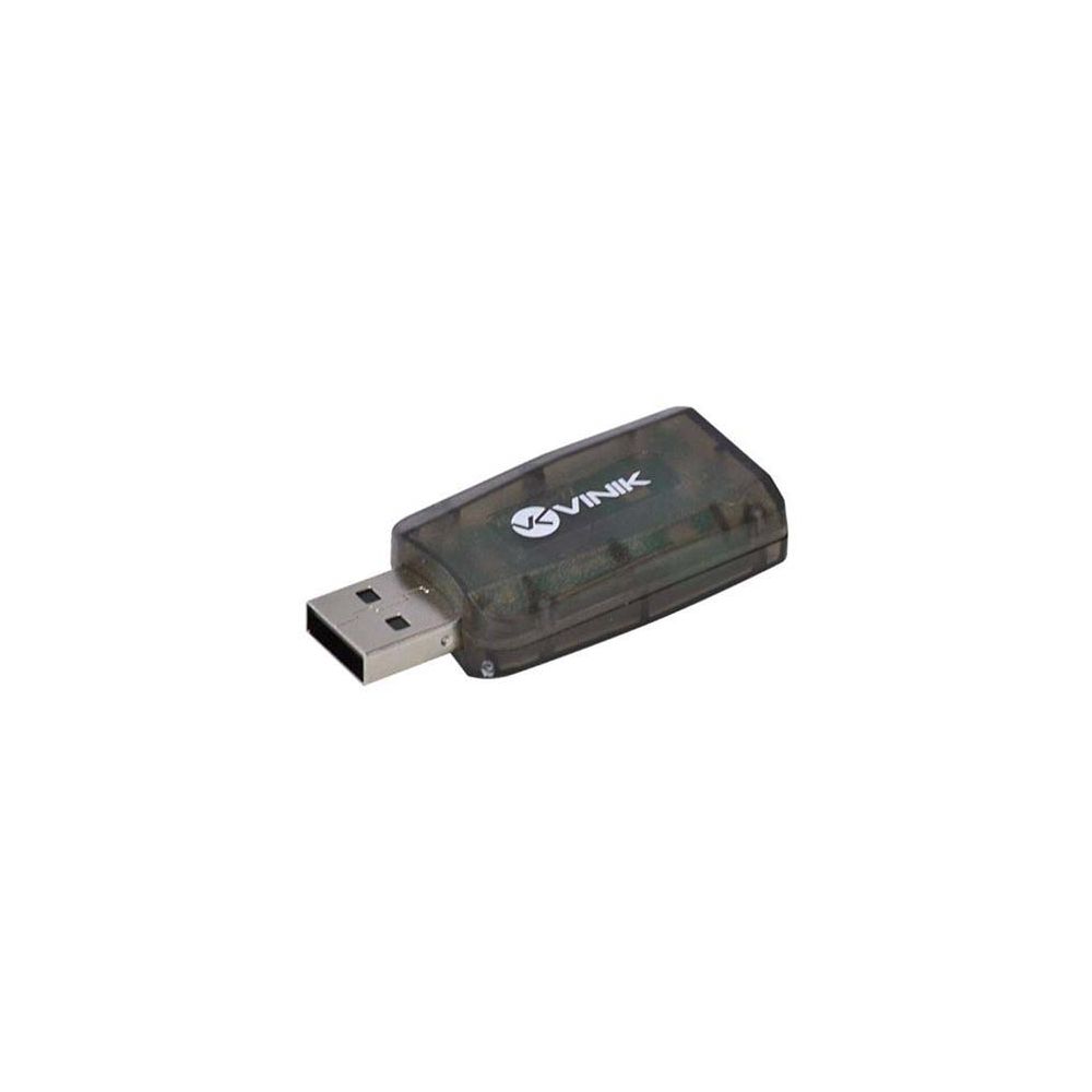 Adaptador de Som AUSB51 5.1 Canais Virtual USB - Vinik 