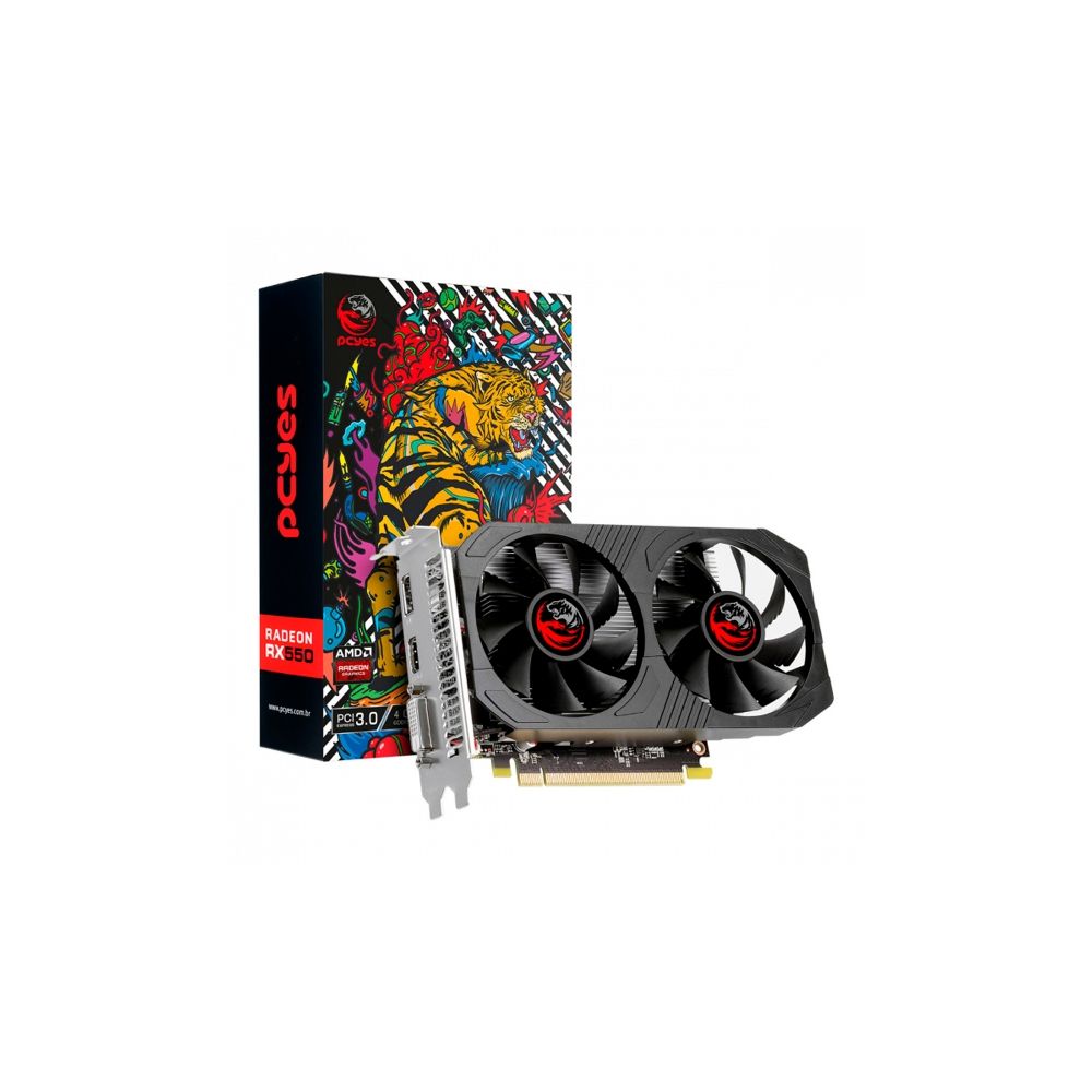 Placa de Video AMD RADEON RX550 4GB PJRX550DR5128B - PCYES