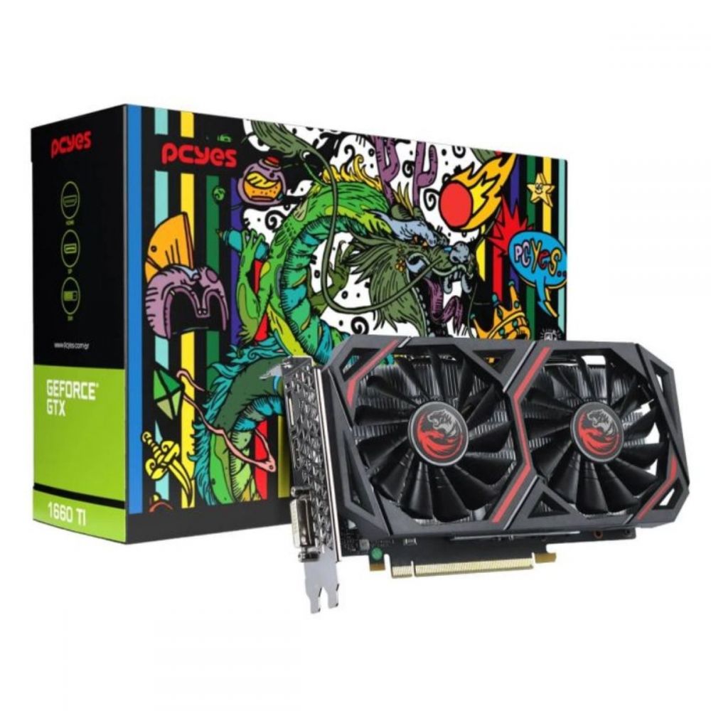 Placa de Vídeo NVIDIA GeForce GTX 1660 192 Bits – PcYes