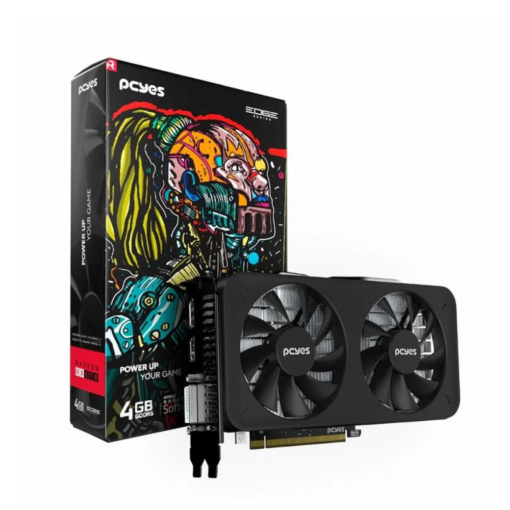 Placa de Vídeo RX570 PROJETO EDGE 4GB 256Bits GDDR5 - PCYES