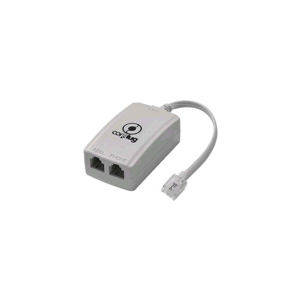 Micro Filtro ADSL Duplo Cinza 5585 - Complug