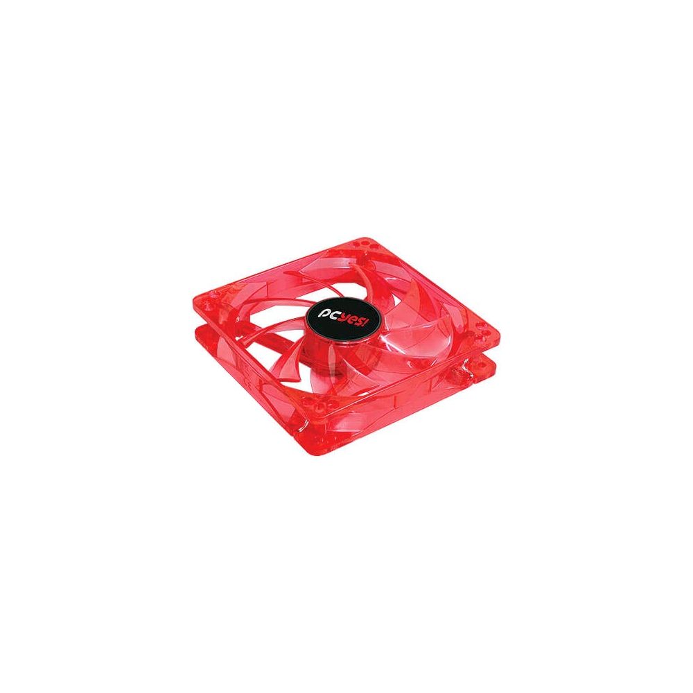 Microventilador 120X120MM Hurricane - Vermelho com LED Vermelho - PCYES