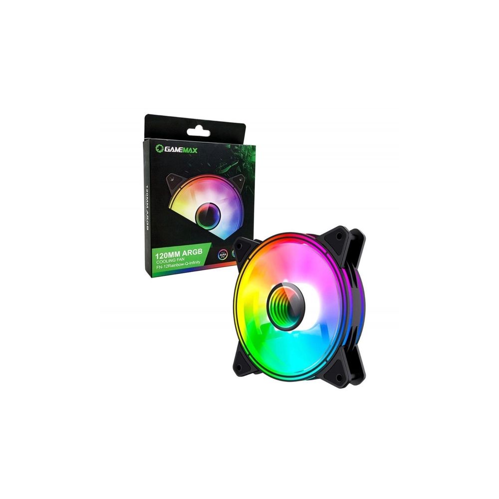 Cooler Fan Fn-12Rainbow-Q-Infinity Argb 120mm - Gamemax