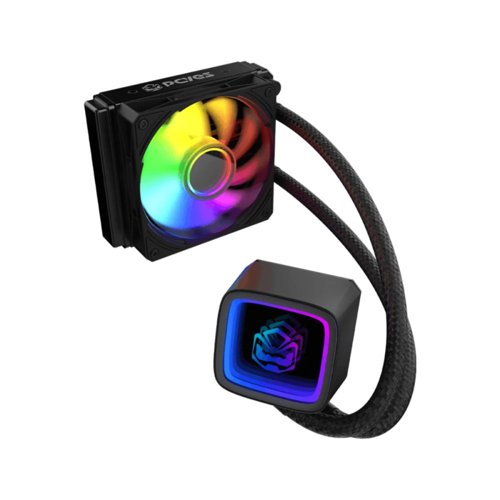 Water Cooler Tundra Black Vulcan ARGB 120mm– PCyes