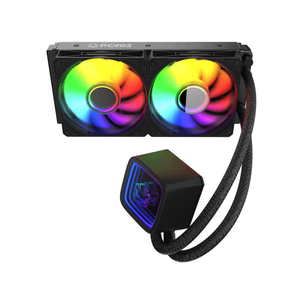 Water Cooler Tundra Black Vulcan aRGB 240Mm – PCyes