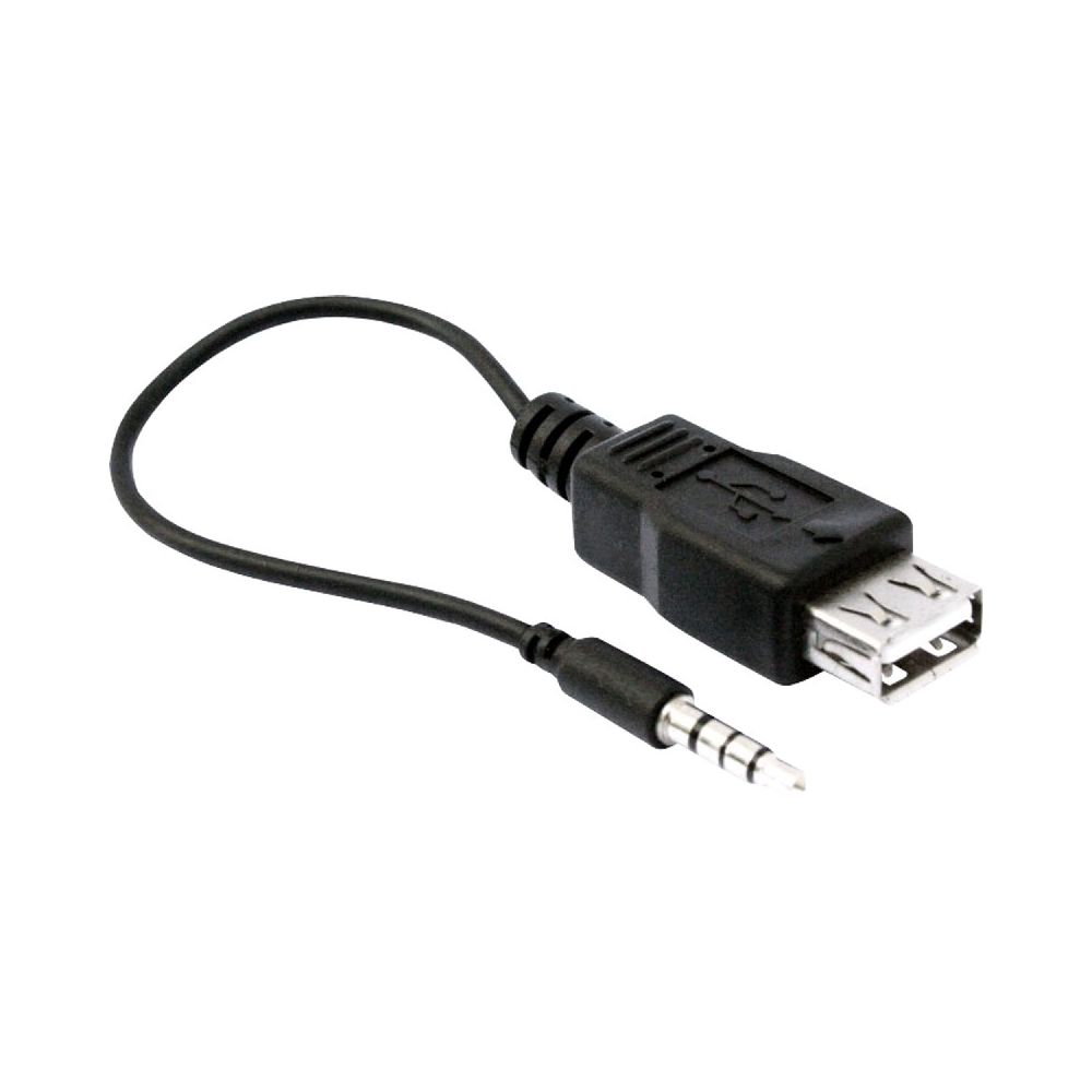 Cabo USB A-Fêmea P2-Macho 15 Cm - T-Black