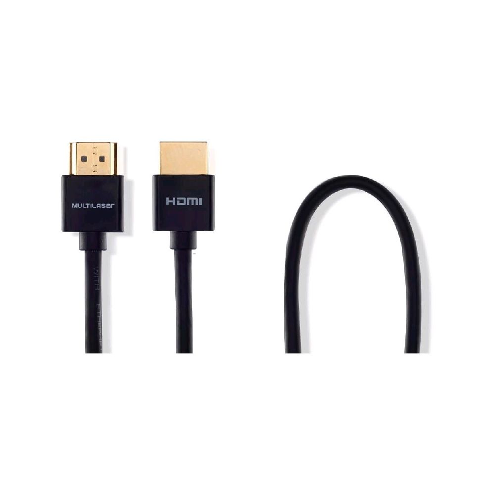 HDMI Ultra Slim Cabo 19 Pinos Para TV  WI283 - Multilaser