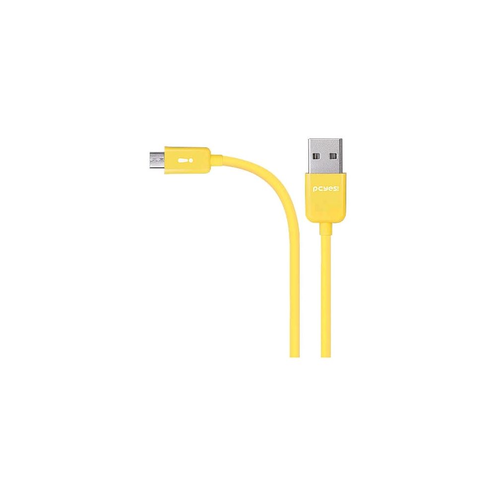 Cabo Micro USB para USB Amarelo Linha Mobi - PCYES