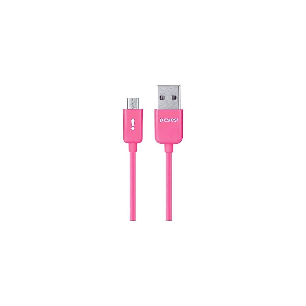 Cabo Micro USB para USB Rosa Linha Mobi - PCYES