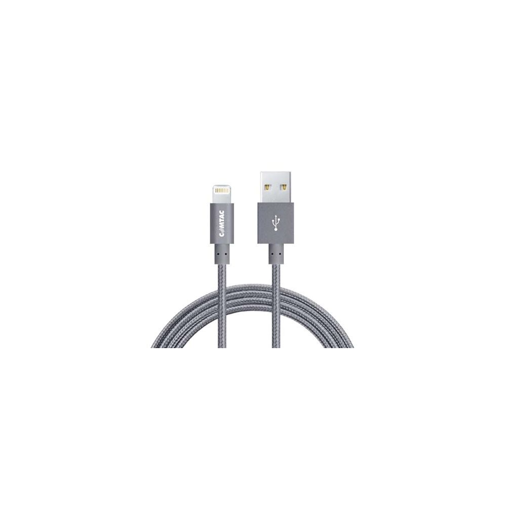 Cabo Lightning Usb  Cinza Grafite 1m - Comtac