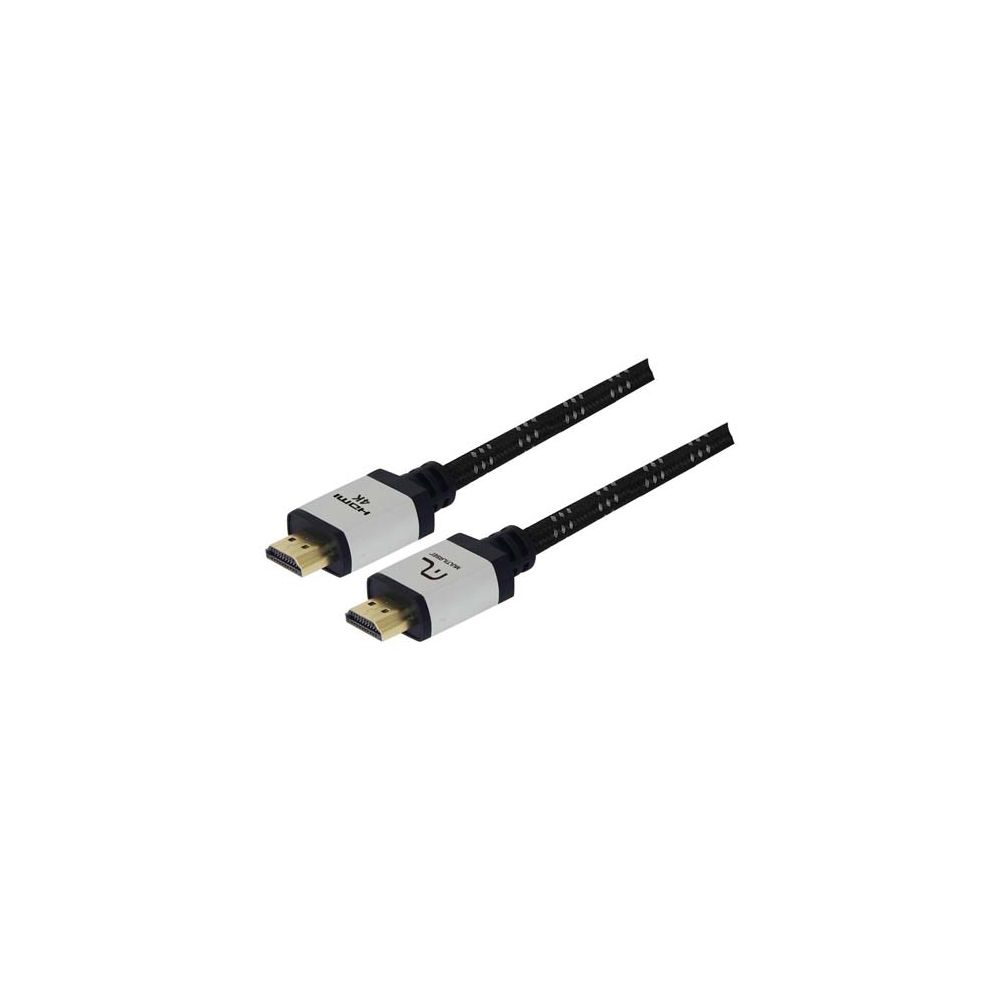 Cabo Nylon 3M Hdmi 2.0 4K WI296 - Multilaser