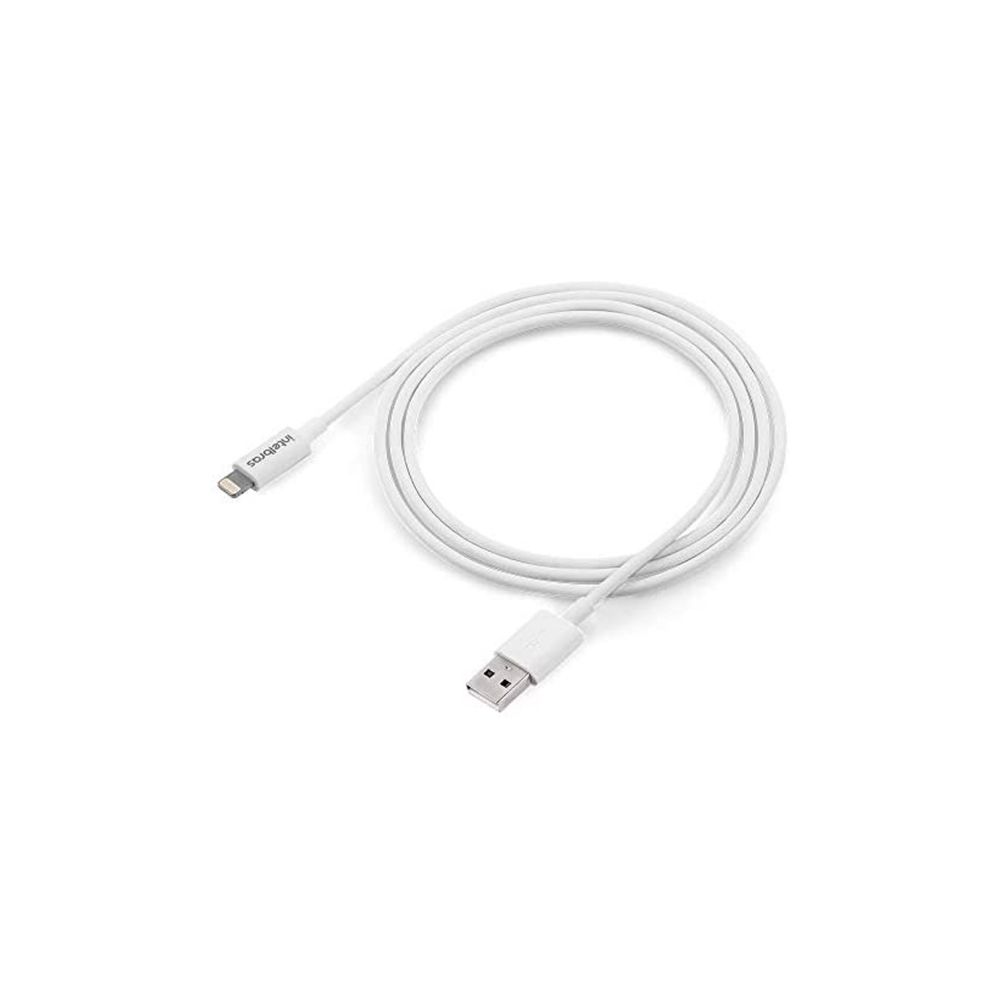 Cabo Lightning 1.2m Branco MFi Homologado - Intelbras 