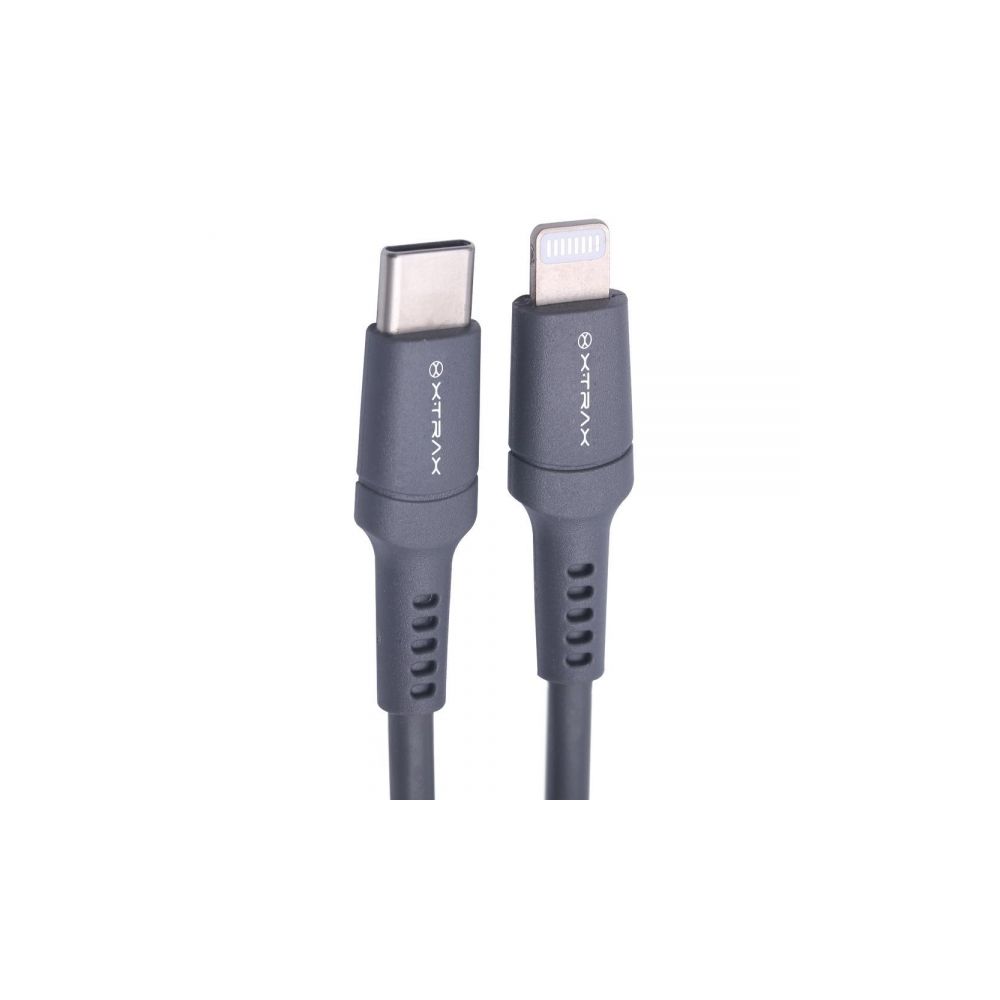 Cabo MFI Lightning Para USB C 1,5m Cinza - Xtrax