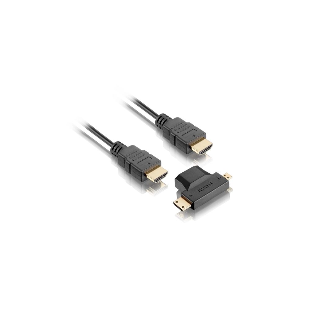 Cabo Hdmi c/ Adaptador 1.8 m EG017 - Elgin