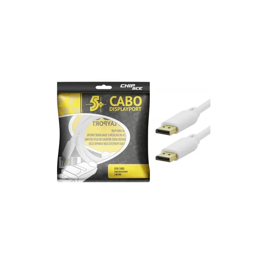 Cabo Displayport Macho 2m - ChipSce