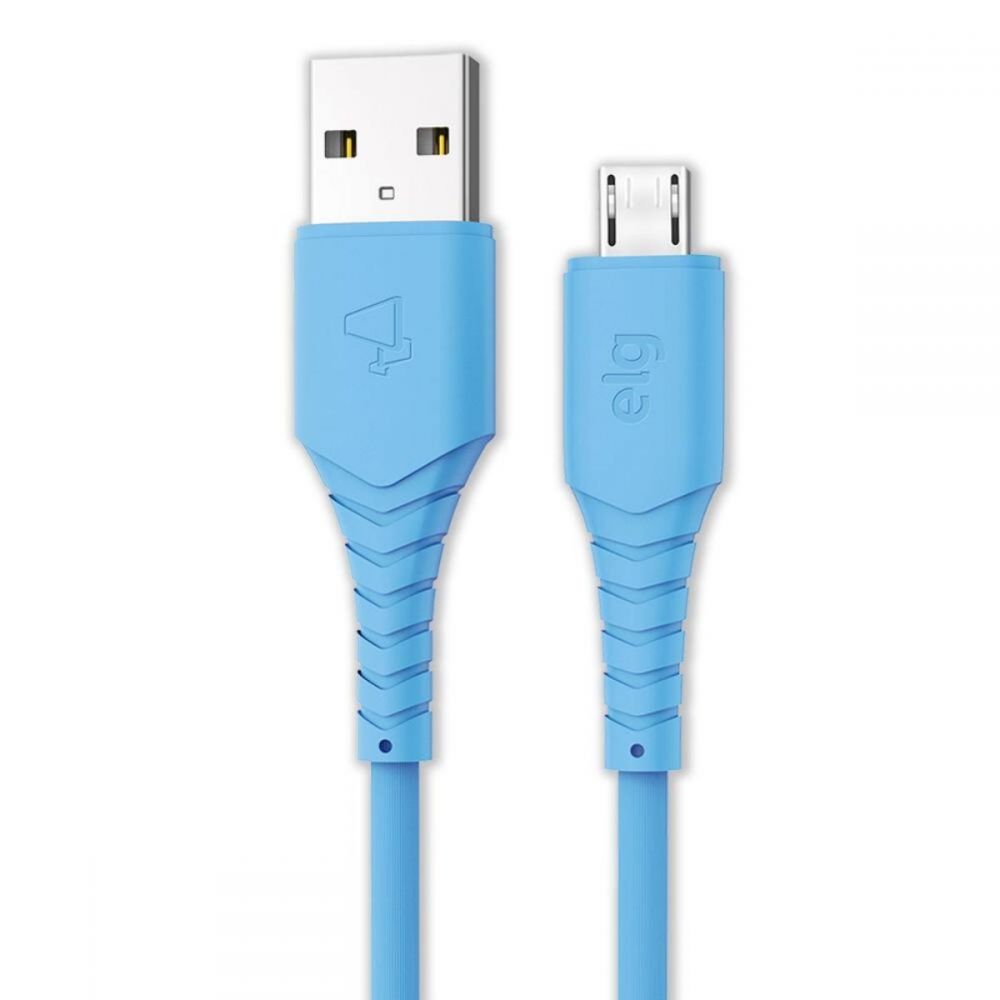 Cabo USB para micro USB 1,2M M512T Azul - Elg
