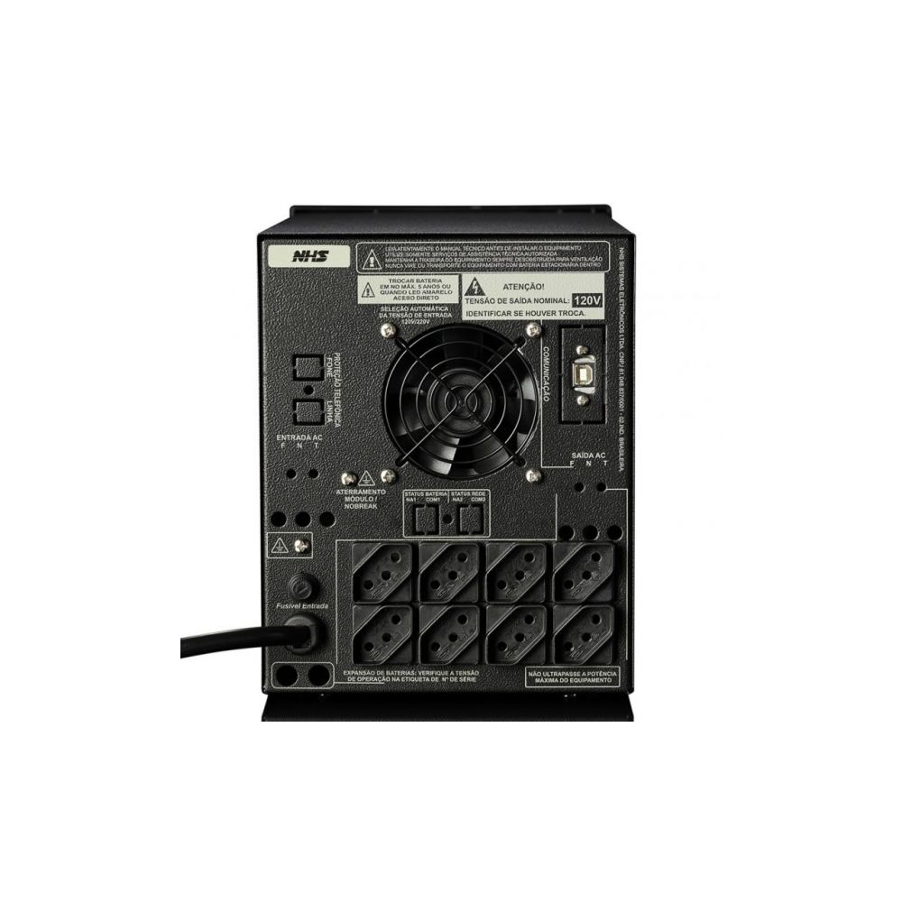 Nobreak Compact Plus III 1200VA 2 Baterias Seladas - NHS