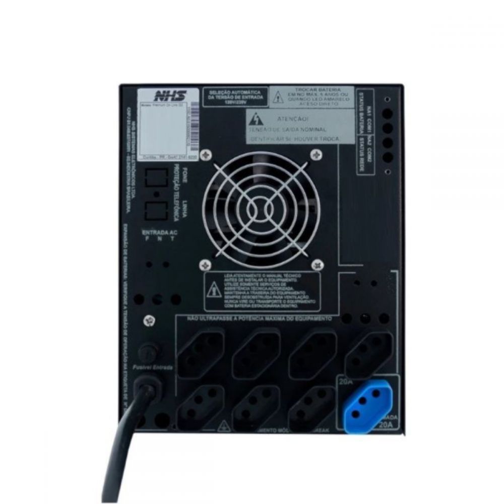 Nobreak  Premium 1500VA 12V Bivolt 58Ah 8 tomadas - NHS